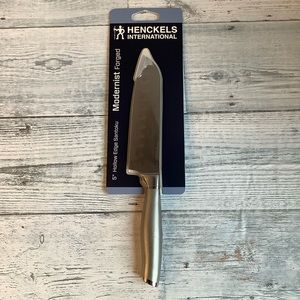 HENCKELS INTERNATIONAL Modernist Hollow Edge Santoku Knife